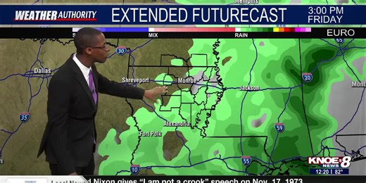 KNOE Monday Afternoon Forecast With Meteorologist DeVonte' Dixon