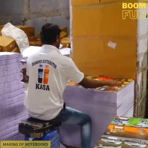 Notebook making process