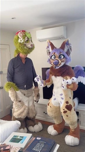 WE GOT MY DAD IN FURSUIT?! #furry #fursuit