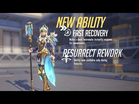 Mercy Rework | Fast Recovery - Ability Showcase