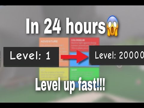 The fastest way to level up in Beyblade Rebirth ROBLOX 2020 AFK
