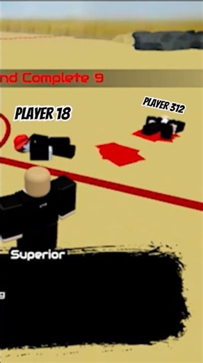 Player 18 and 312 elimination #roblox #squidgame