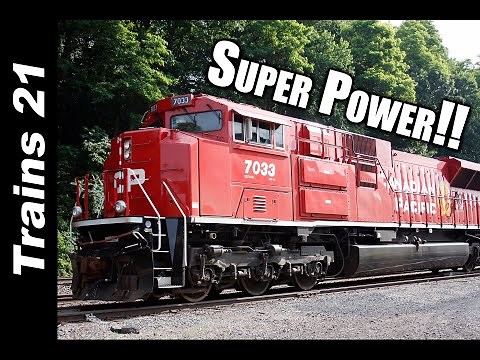 [GL][T-245] CP's Super Power: Switching with the AWESOME EMD SD70ACU!! | Trains 21