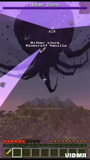 Wither storm Mc vanilla vs wither storm mcsm #minecraft #witherstormmod