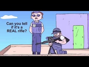 Satire - Secret Service at Donald Trump rally shooting parody - Credit in Description