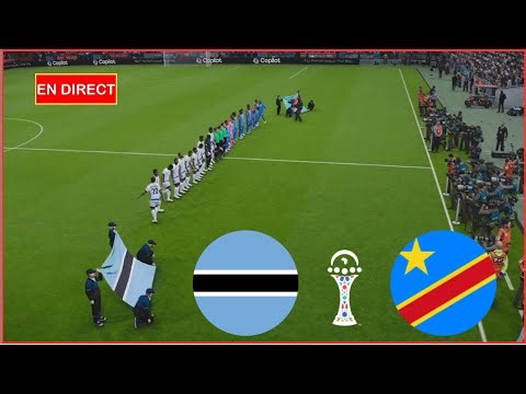DR Congo vs Botswana live Africa Cup of Nations today Football simulation PC gameplay