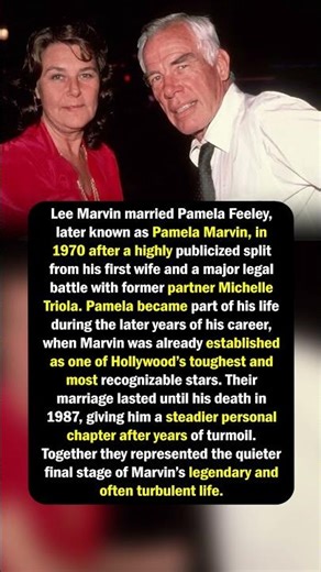 Pamela Marvin Shared Lee Marvin’s Later Years After His Most Turbulent Chapter