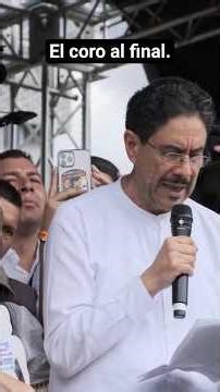 Cepeda en Antioquía hoy marzo 28 del 2026. el coro al final.