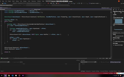 C#/C使用DirectSound(DSound)流式播放音频数据