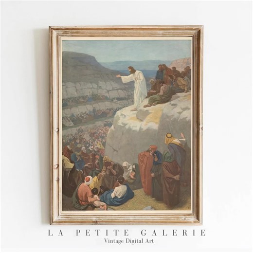 40  Vintage Bible Wall Art Mega Bundle | Antique Christian Digital Prints | Biblical Jesus Scenes | Religious Scripture Artwork Set - Etsy