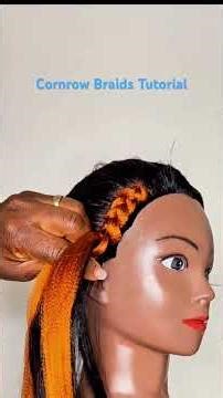 Cornrow Braids Tutorial for Beginners | Step by Step. #cornrowbraids #cornrowtutorial #hairtutorial