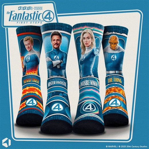 🚨 THE FANTASTIC FOUR HAS ARRIVED 💥 Don't miss out on the Limited Edition Fantastic Four collection! | Rock 'Em Socks