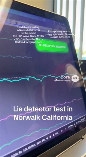 A liedetector test in Norwalk California for the public! Everyday, the most common type of private polygraph test in Norwalk California request is for (here's the top four): 1. infidelity 2. cheating 3. abuse 4. theft Find many details about your private Norwalk lie detection process at CertifiedPolygraph.com. You might also see some photos you recognize! See that your test is the same format & equipment as used by the FBI and police agencies to test persons seeking employment with them. By reac
