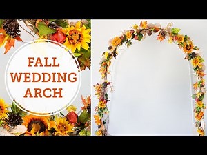 Fall Wedding Arch | Autumn Wedding ideas | BalsaCircle.com