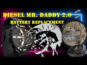 How to change battery for diesel watch Mr DADDY 2.0