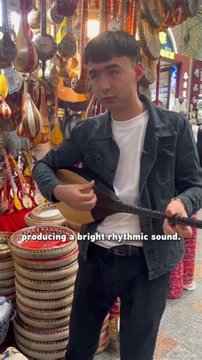 This is Dombra - a two string musical instrument can play so many beautiful songs!!