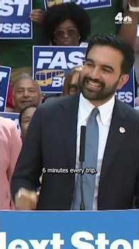 Mamdani announces faster buses in NYC | NBC New York #nyc #transit #mamdani