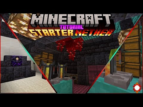 Minecraft How to Build a Quick and Easy Starter Nether Starter Base | Minecraft 1.21.5 Tutorial