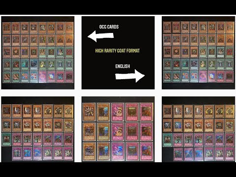 YuGiOh Goat Format High Rarity Collection. Most expensive and relevant cards including alternatives!