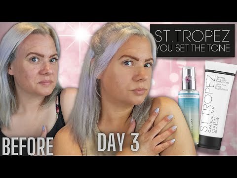 ST. TROPEZ CLASSIC GRADUAL SELF TAN MEDIUM/DARK & PURITY FACE MIST Demo & Review | Clare Walch