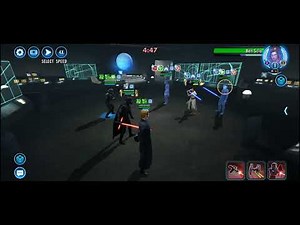 SWGOH SLKR (SFTP Cron) vs Rey (Wordy Attacker Cron) 3v3 GAC