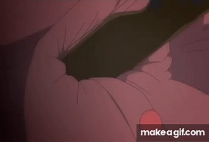 anime belly hit 1 on Make a GIF