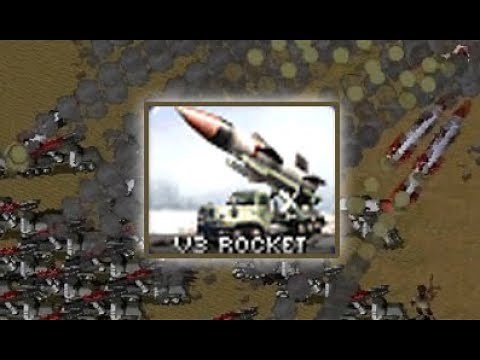 Red Alert 2: Yuri's Revenge - Testing V3 Rocket Launchers