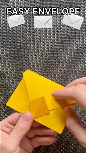 How To Make an Easy Paper Envelope Step by Step for Beginners