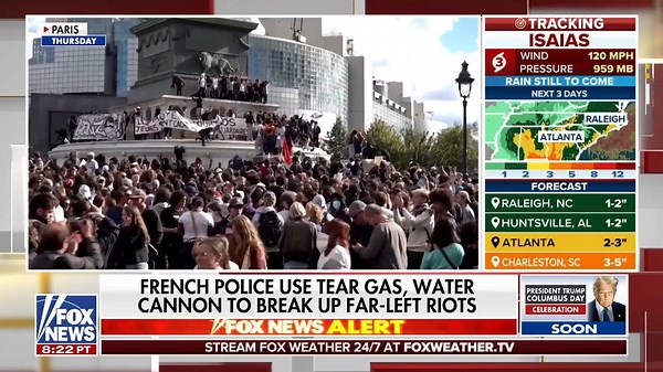 Far-left riots spread from France to Belgium as police clash with protesters