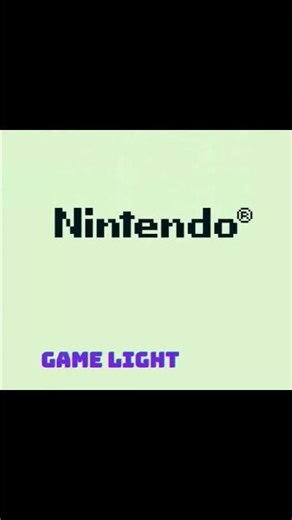 Game Boy Light #nintendo #retro #retrogaming #manga #anime #intro #startup #gameboy