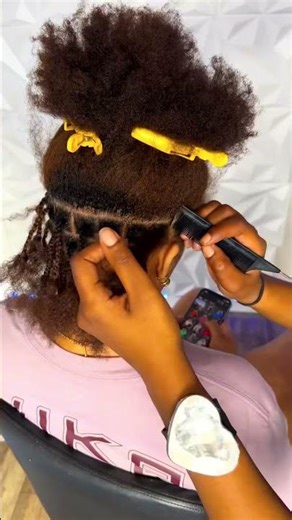 How to part hair for knotless medium size braids #braids