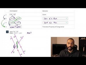 Proofs Involving Parallel & Perpendicular Lines (practice problems)