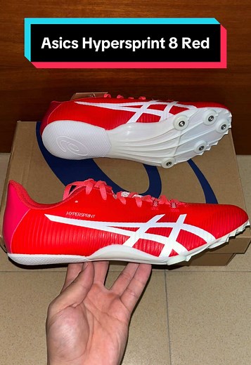Asics Hypersprint 8 'PlumeRed': Best Track Spikes Guide
