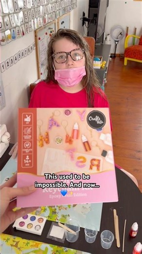 Autism Growth in Action 💙 DIY Epoxy Letter Keychains