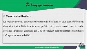2.6K views · 102 reactions | Le langage soutenu | Bien écrire le français | Facebook