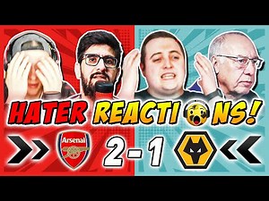 Arsenal's Rivals & Haters DEVASTATED 😫 Reactions to Arsenal 2-1 Wolves | Premier League Fan Reaction