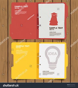 Folder Documents Vector Illustration Stock Vector (Royalty Free) 183359522 | Shutterstock