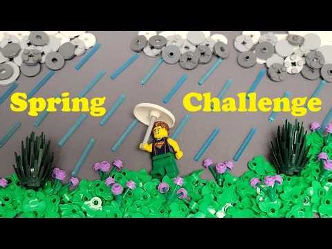 Brick Sculpt Spring Challenge! April Shower Bring May Flowers.