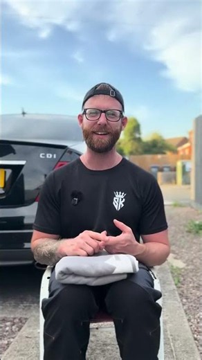 The XL Drying Towel is great at drying dented cars.