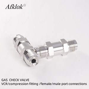 [Hot Item] Industrial Usage Unidirection 50*20mm One Way Direction Gas Stop Safety Valve