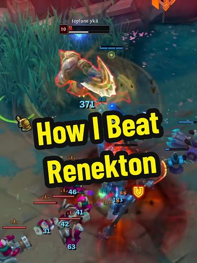 Winning Strategies Against Renekton in League of Legends