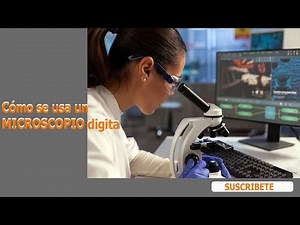 Cómo se usa un MICROSCOPIO digital .
