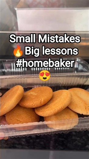 Small mistakes😍, Big Lessons 🔥 baking Secrets #minivlog #homebaker