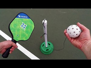 How to Make a Pickleball Trainer, Rebounder for ~ $10 - Tutorial