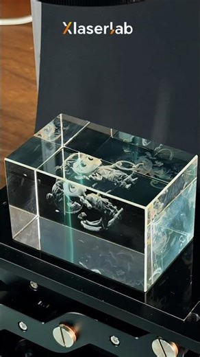 That's what Xlaserlab E3 makes real🌌💎. #laserdesigns #diy #crystals #create #smallbusiness #uvlaser