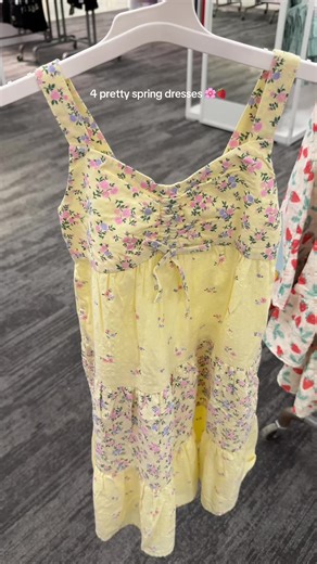 4 pretty spring dresses 🌸🍓 #target #targetstyle #targetkids #targetmom #catandjacktarget