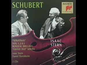 Schubert: Rondo for Violin and Piano in B minor, D 895 "Rondeau brillant" - Isaac Stern & Barenboim