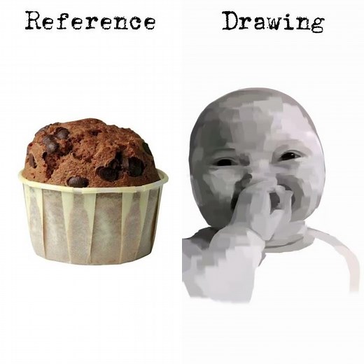 Chocolate Chip Muffin #art #digitalart #speedpaint