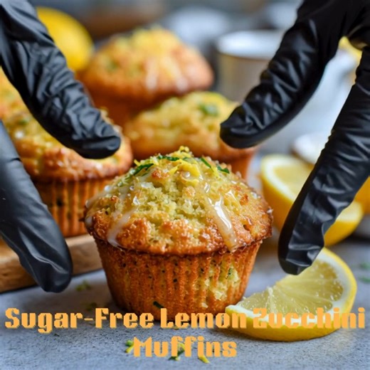 🧁 Sugar-Free Lemon Zucchini Muffins 🍋 Bright, moist, and zesty—these sugar-free muffins are sunshine in every bite! 📝 Ingredients 1 ½ cups almond flour ¼ cup coconut flour 1 tsp baking soda ½ tsp baking powder ¼ tsp salt 2 large eggs ⅓ cup melted coconut oil ½ cup monk fruit sweetener (Lakanto Classic) 1 tsp vanilla extract Zest of 1 large lemon 2 tbsp fresh lemon juice 1 cup finely grated zucchini (squeeze out excess moisture) ¼ cup unsweetened almond milk 👩‍🍳 Steps to Create Preheat oven 