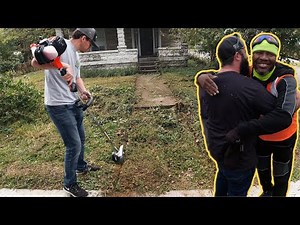 Giving Away FREE Mowers in a DANGEROUS Neighborhood